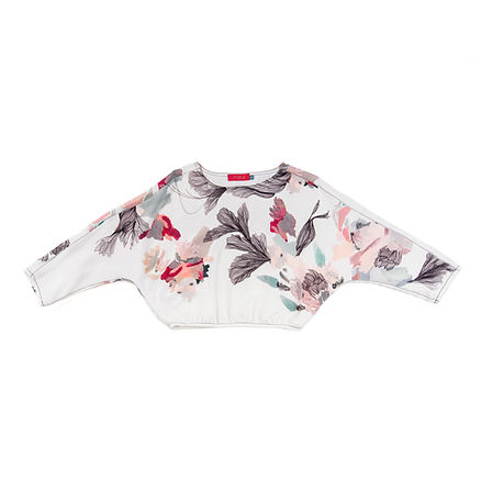 silk puff blouse algás