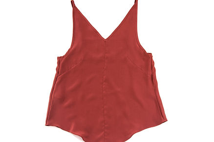 silk tank top |BASIC LINE