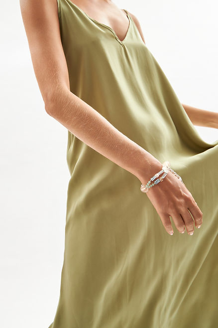 silk slip dress | BASIC