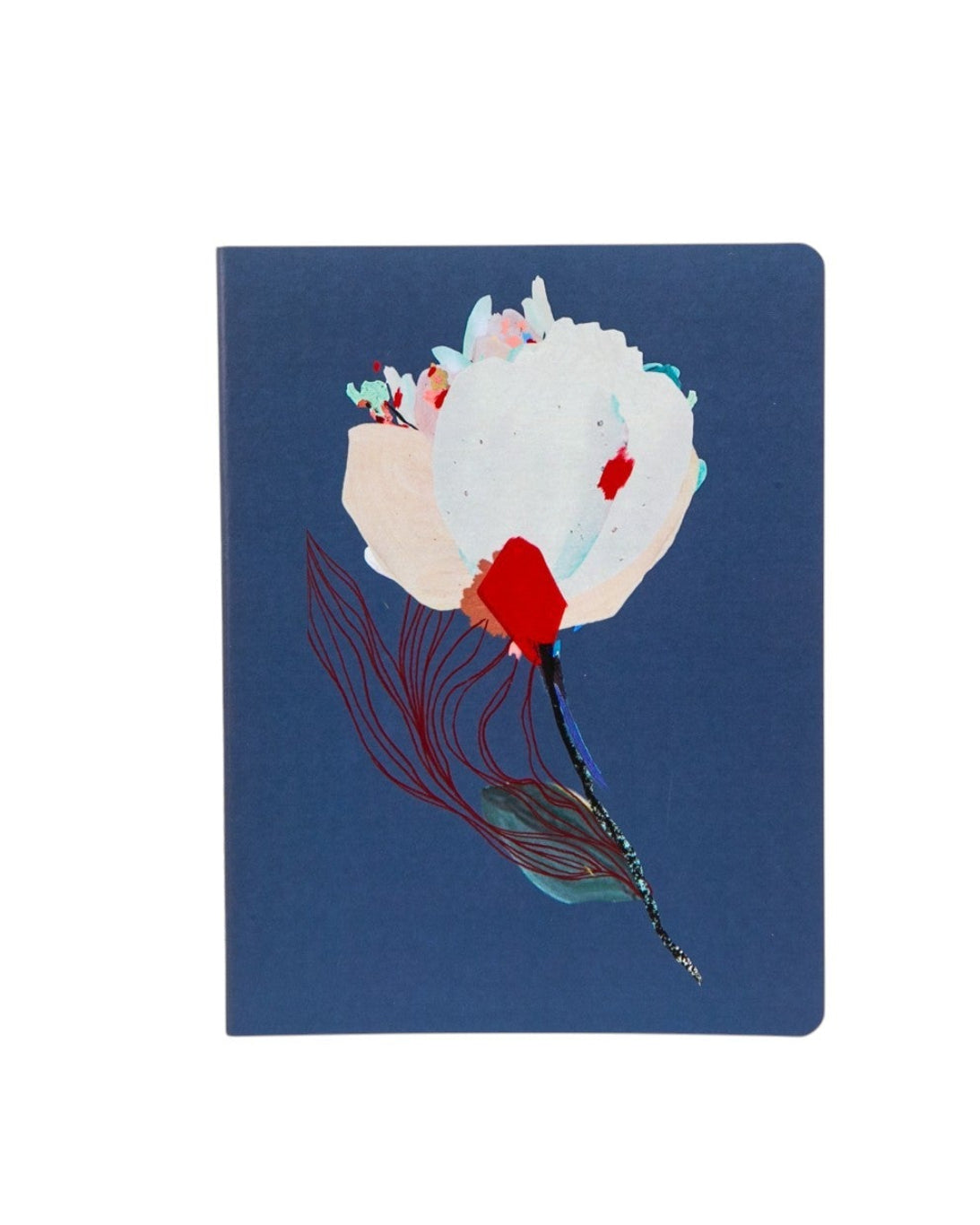 Planner #02 da A'IUNE com capa azul e ilustração floral autoral.
