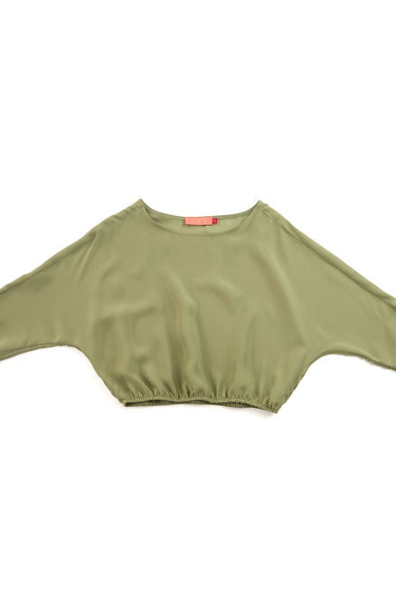 cropped blouse | BASIC LINE