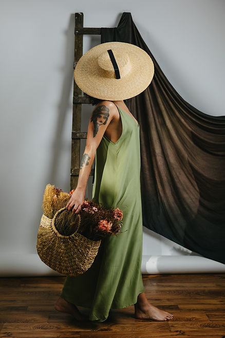 silk slip dress | BASIC